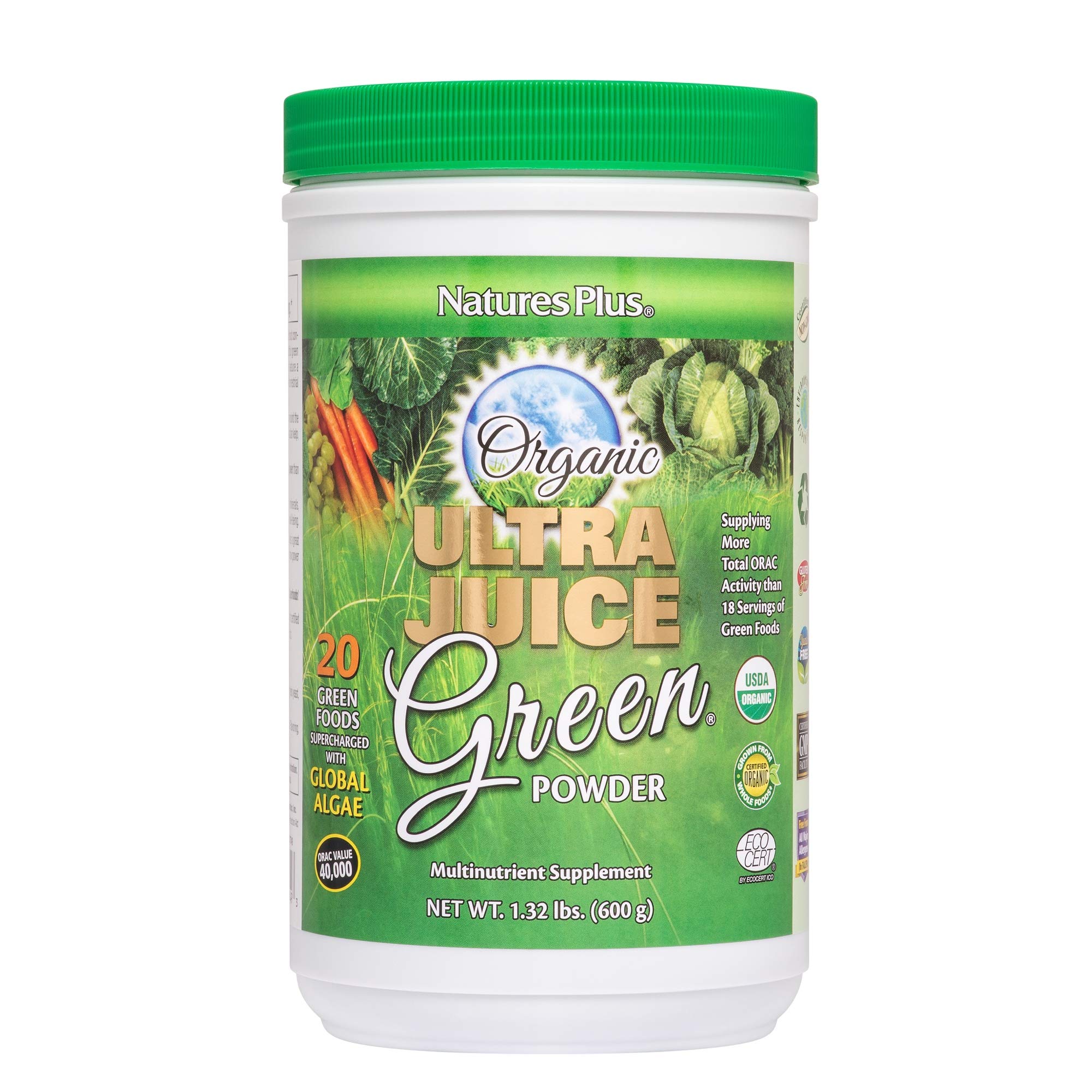 Foto 1 | Green Drink Naturesplus Ultra Juice Green 600 G 60 Porciones - Venta Internacional.