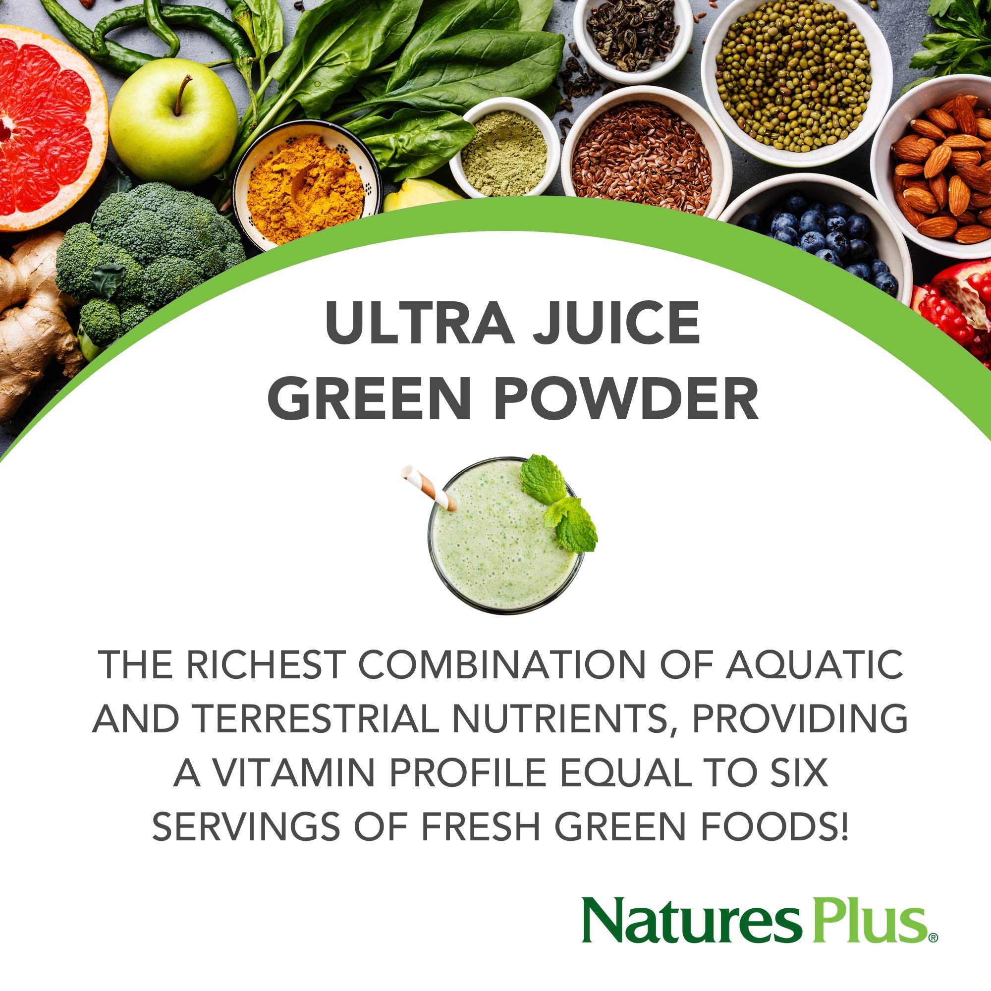 Foto 3 | Green Drink Naturesplus Ultra Juice Green 600 G 60 Porciones - Venta Internacional.