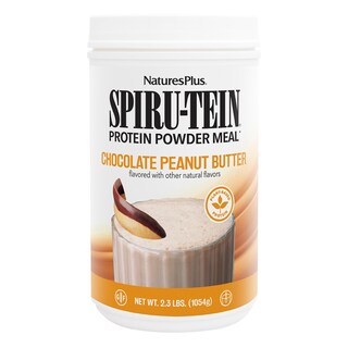 Foto 1 | Crema De Cacahuete Con Chocolate Spiru-tein De Natures Plus De Base Vegetal En Polvo 1 04 Kg X 2 - Venta Internacional.