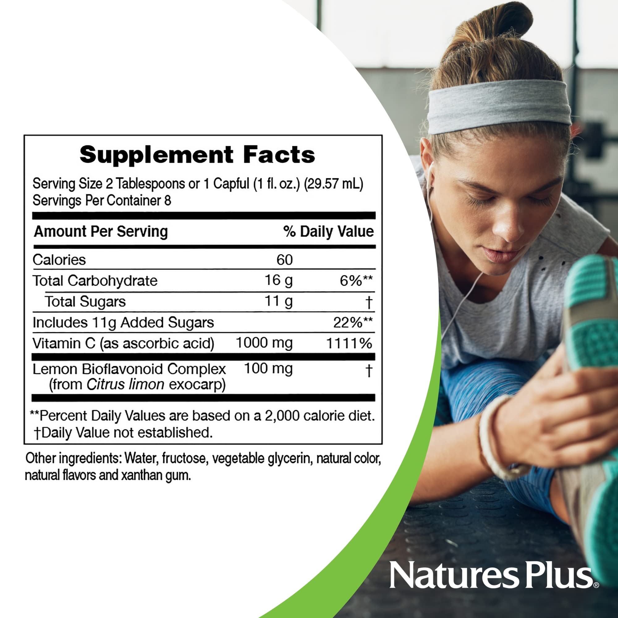 Foto 6 pulgar | Suplemento Naturesplus De Vitamina C Líquida 1000 Mg Con Limón 240 Ml - Venta Internacional.