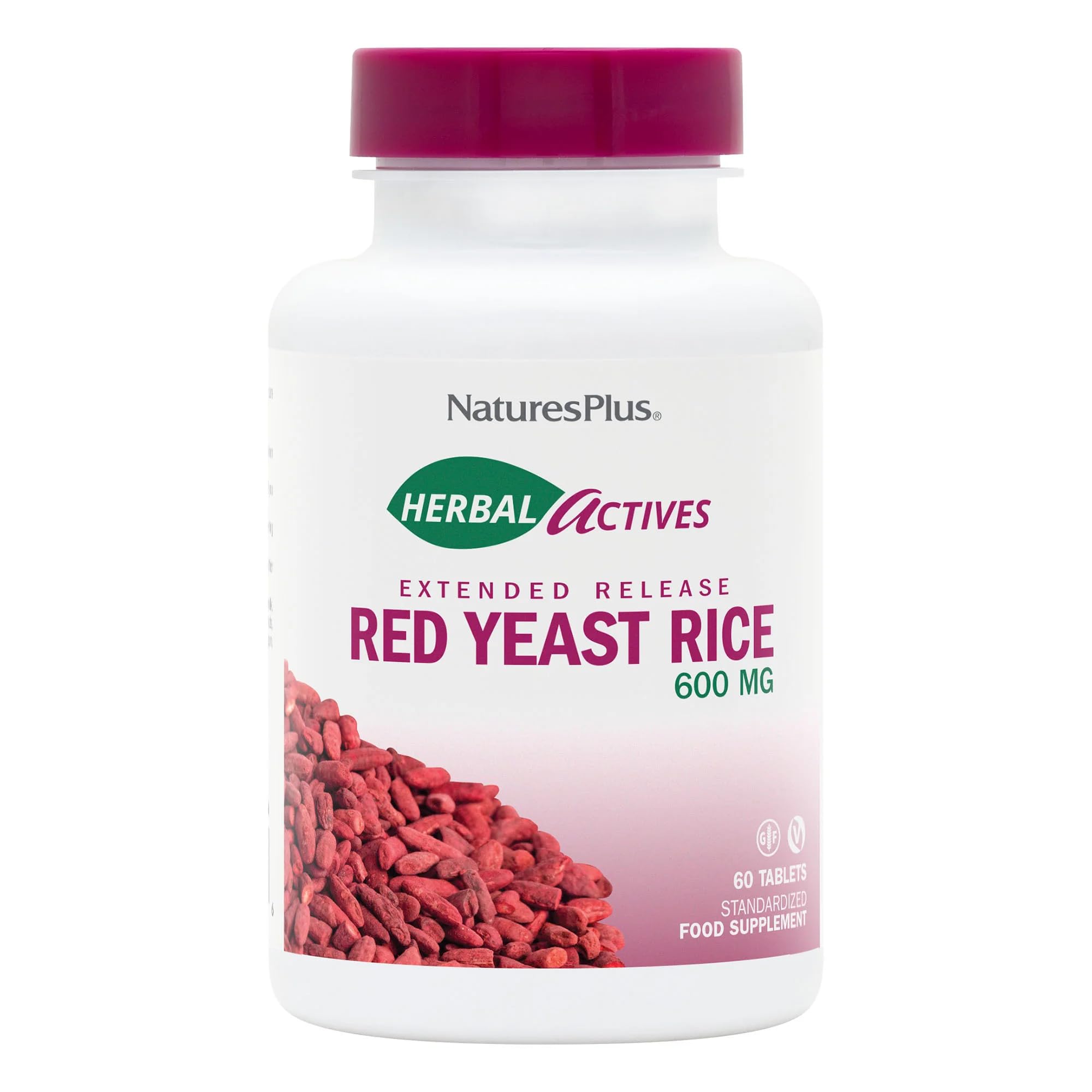 Foto 1 | Suplemento Naturesplus Herbal Actives De Levadura Roja De Arroz 600 Mg X120 - Venta Internacional.
