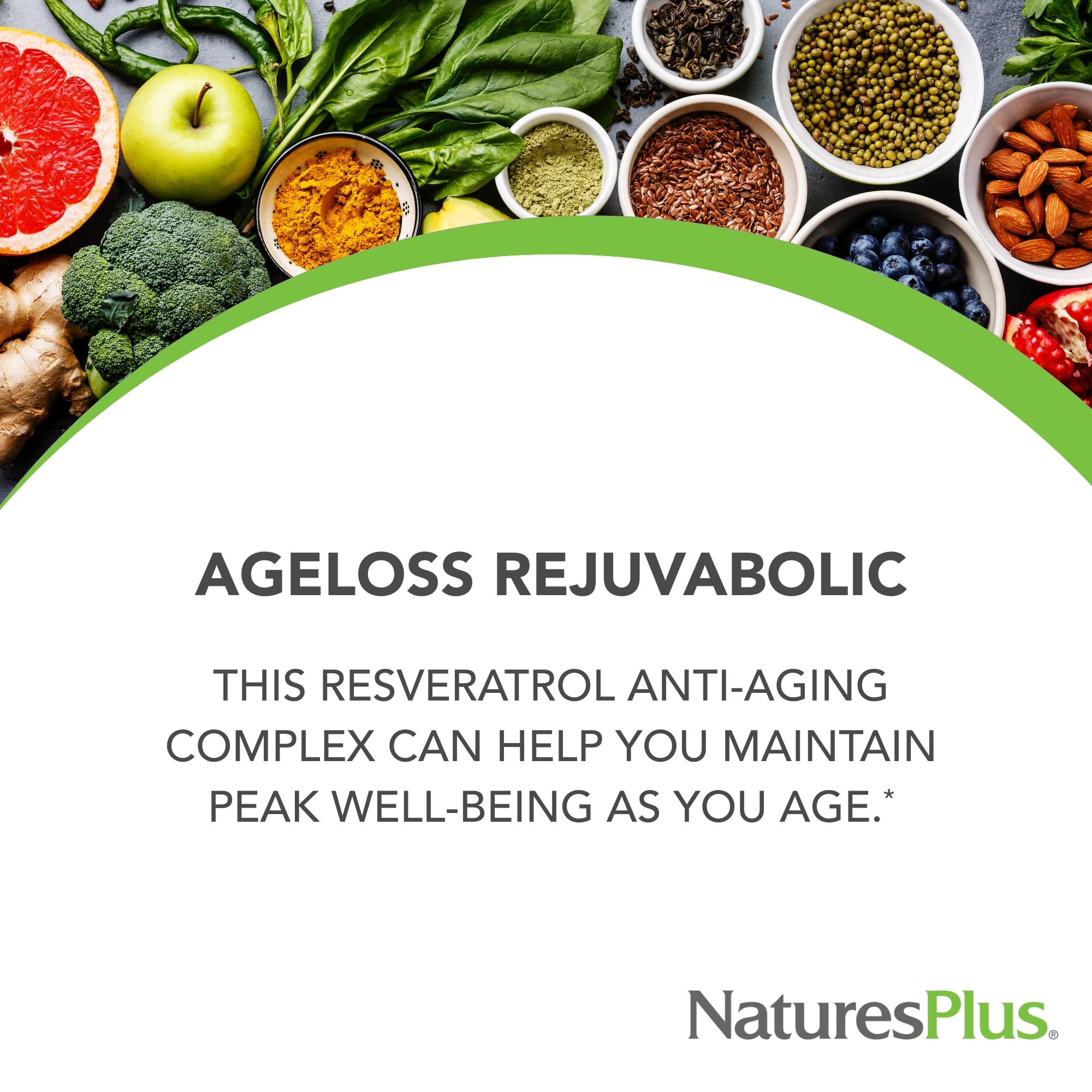 Foto 2 | Suplemento Naturesplus Ageloss Rejuvabolic 90 Comprimidos - Venta Internacional.