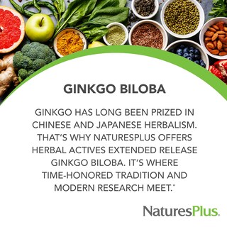 Foto 3 | Suplemento Naturesplus Herbal Actives Ginkgo Biloba 120 Mg - Venta Internacional.