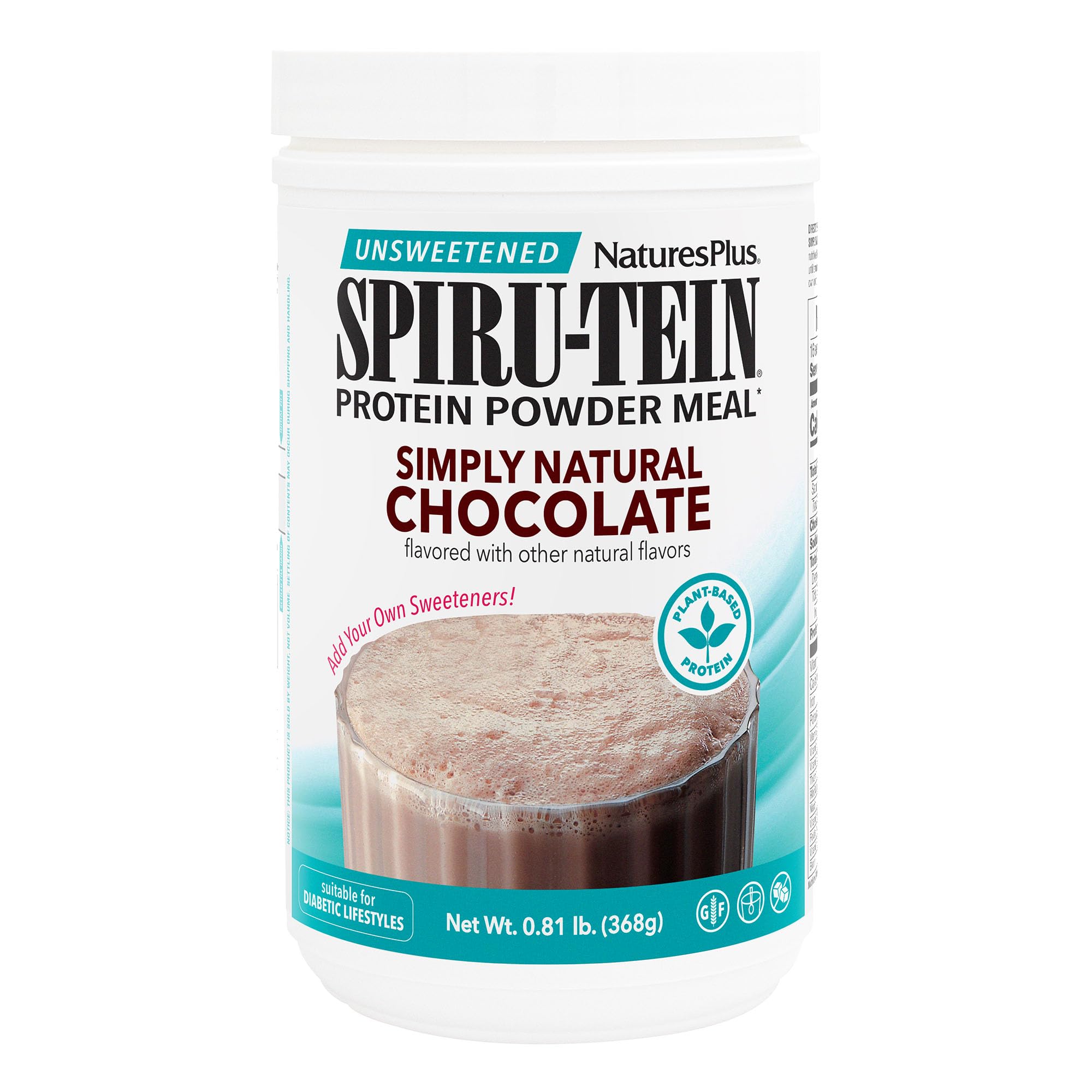 Foto 1 | Proteína En Polvo Natures Plus Simply Natural Spiru-tein 0 37 Kg - Venta Internacional.