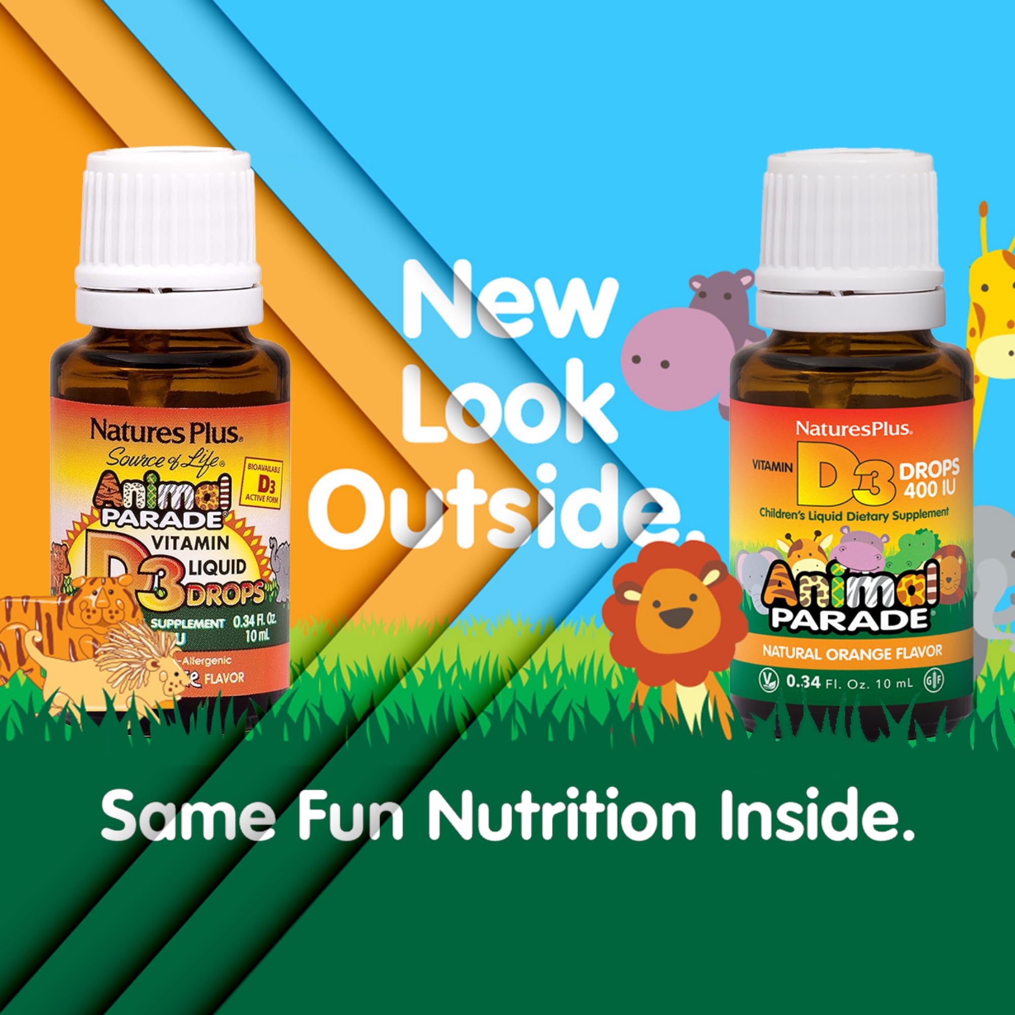 Foto 2 | Suplemento Naturesplus Animal Parade De Vitamina D3 Líquida  10 Ml - Venta Internacional.