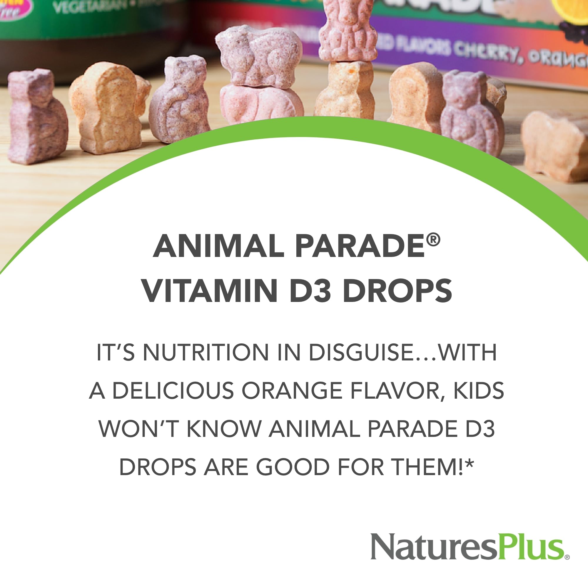 Foto 4 pulgar | Suplemento Naturesplus Animal Parade De Vitamina D3 Líquida  10 Ml - Venta Internacional.