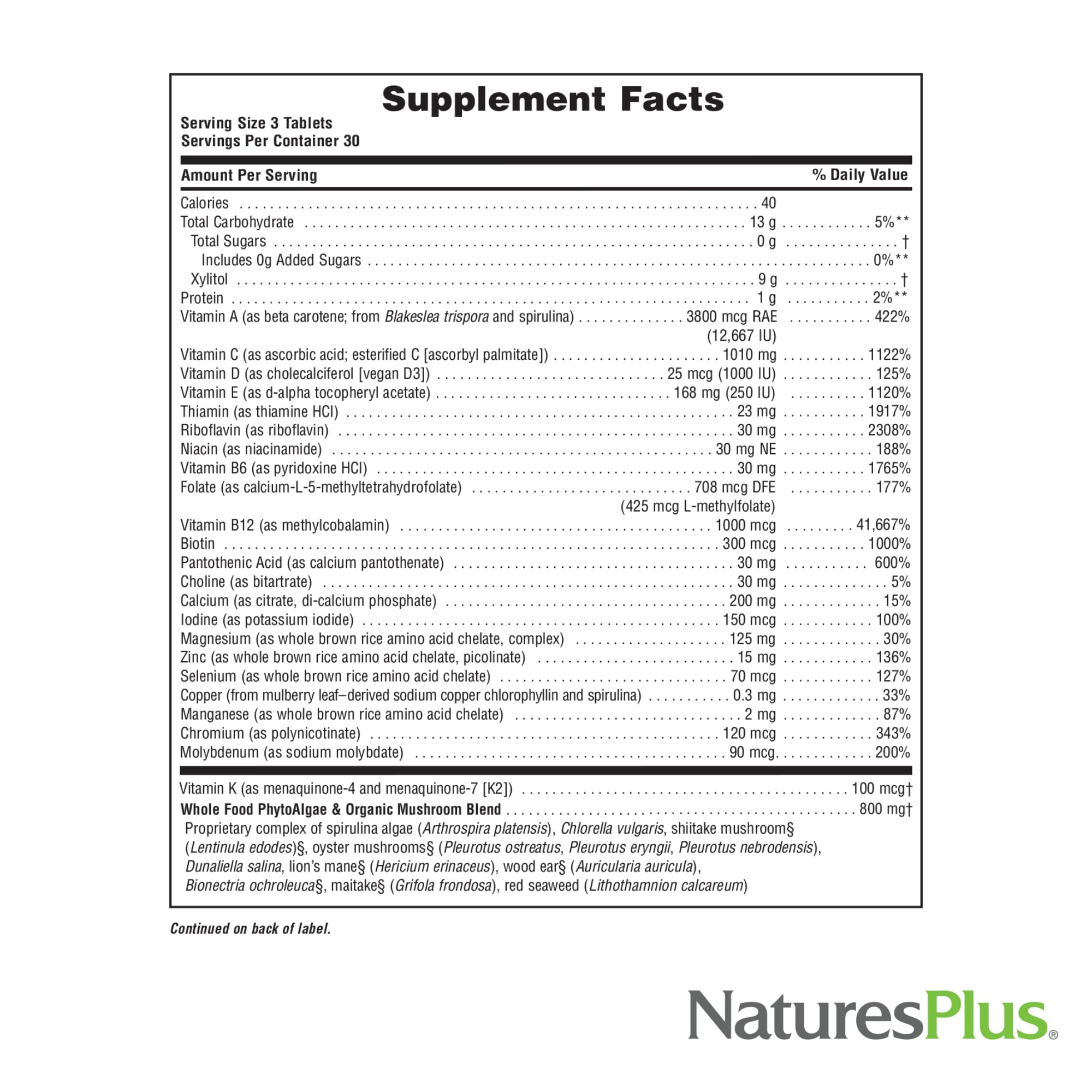 Foto 5 | Suplemento Multivitamínico Source Of Life Gold De Natures Plus - Venta Internacional.