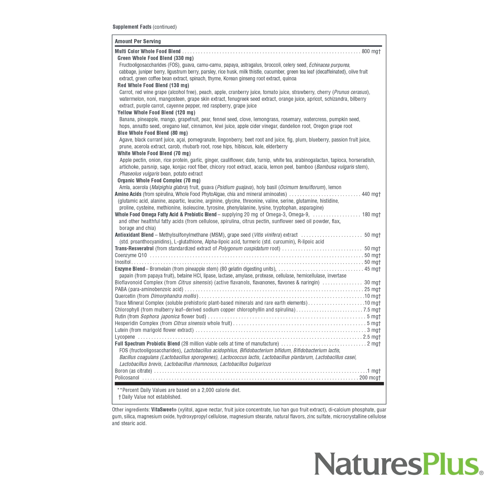 Foto 6 | Suplemento Multivitamínico Source Of Life Gold De Natures Plus - Venta Internacional.