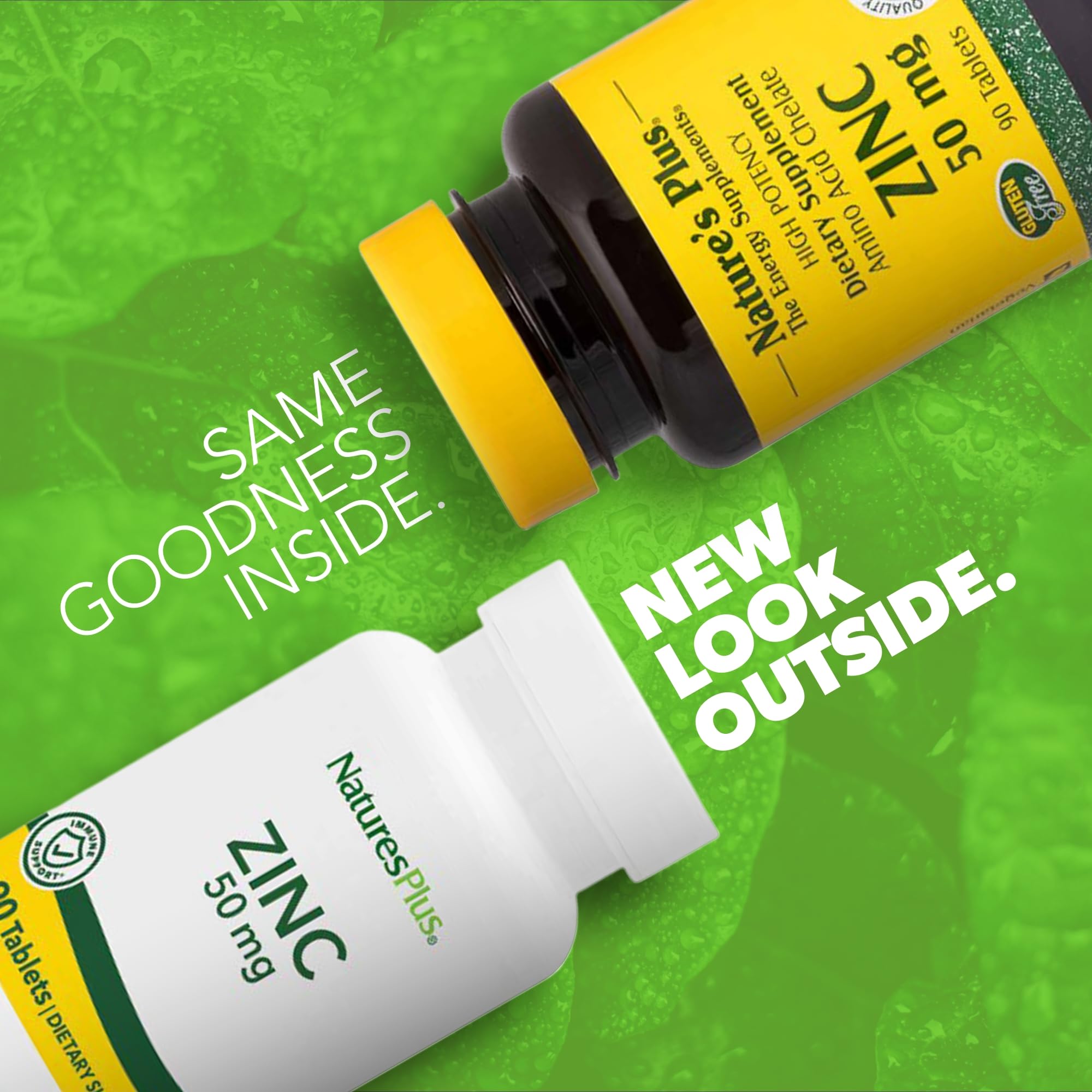 Foto 2 | Suplemento Naturesplus Zinc 50 Mg 90 Tabletas Vegetariano - Venta Internacional.