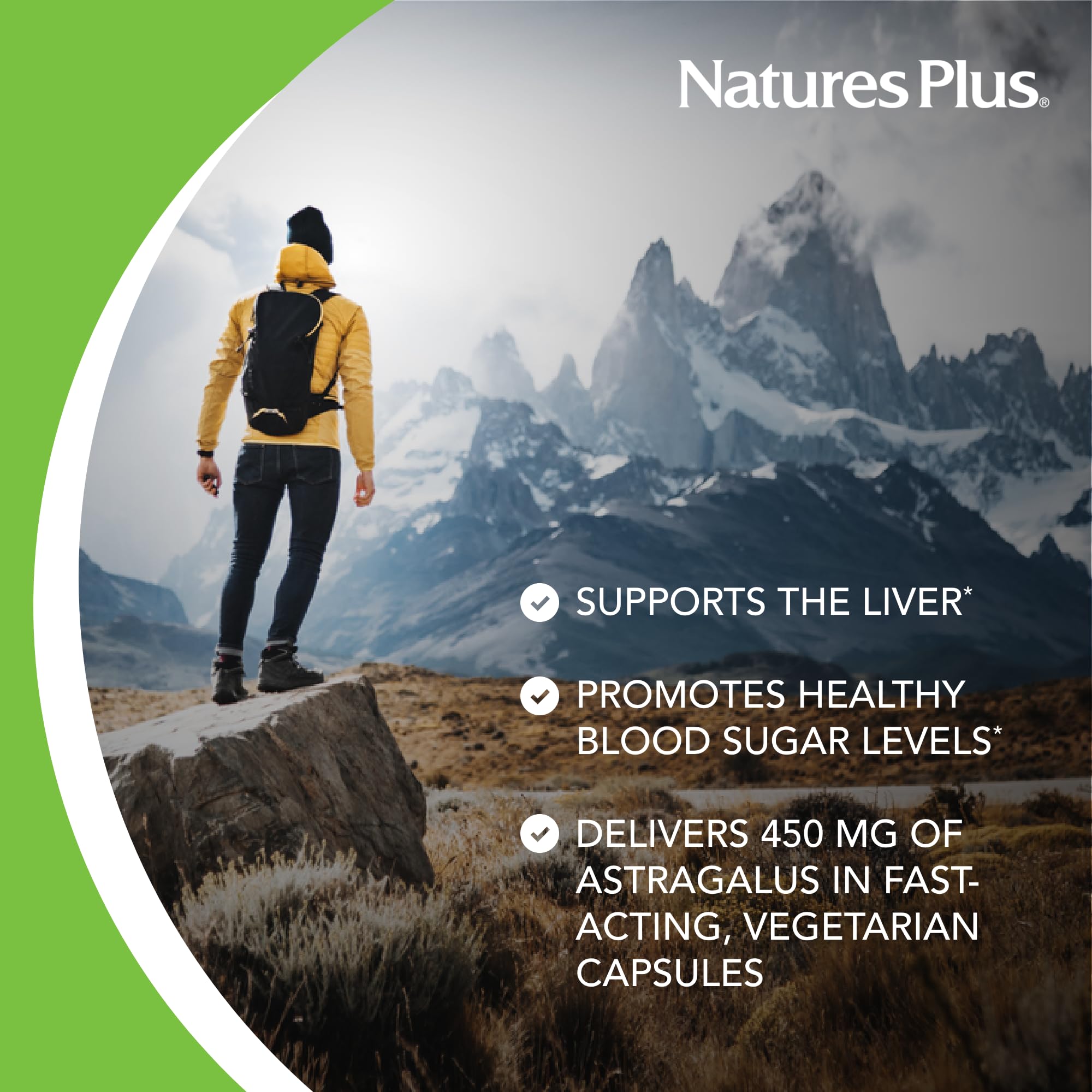 Foto 4 | Suplemento Naturesplus Herbal Actives Astragalus 60 Cápsulas - Venta Internacional.