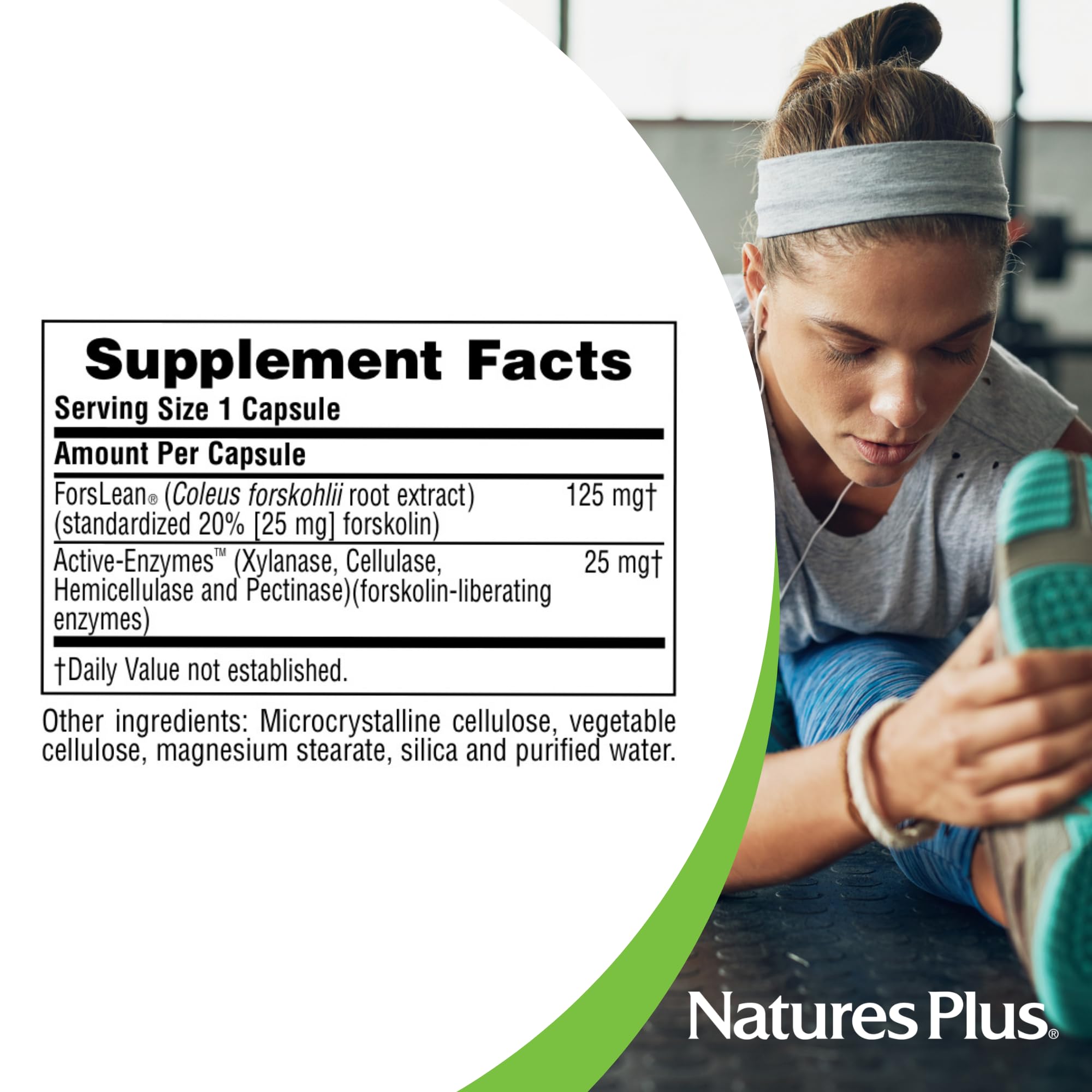 Foto 5 pulgar | Suplemento Naturesplus Herbal Actives Coleus Forskohlii 60 Cápsulas - Venta Internacional.