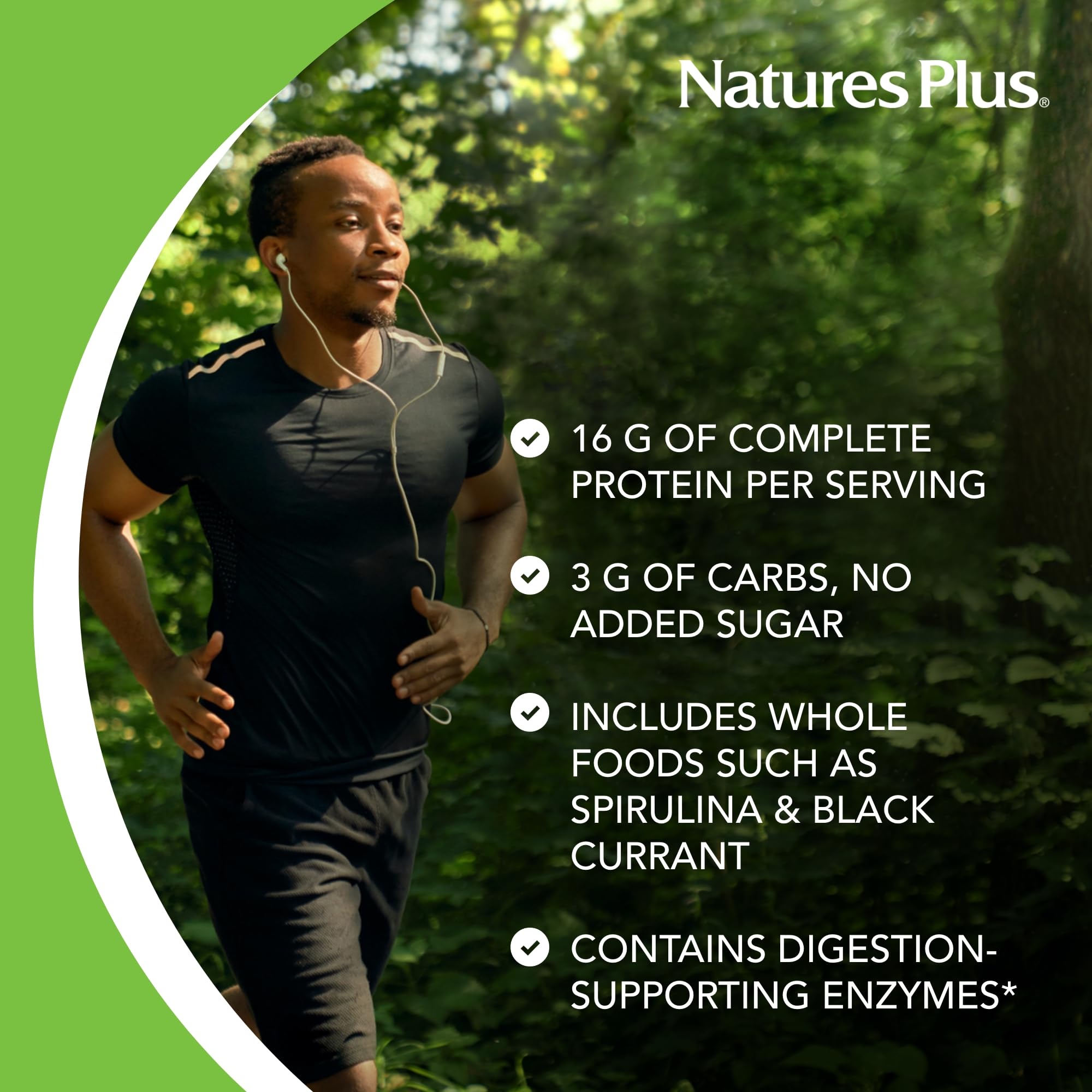 Foto 4 | Energy Shake Naturesplus Energy Shake 430 G 16 G De Proteína - Venta Internacional.