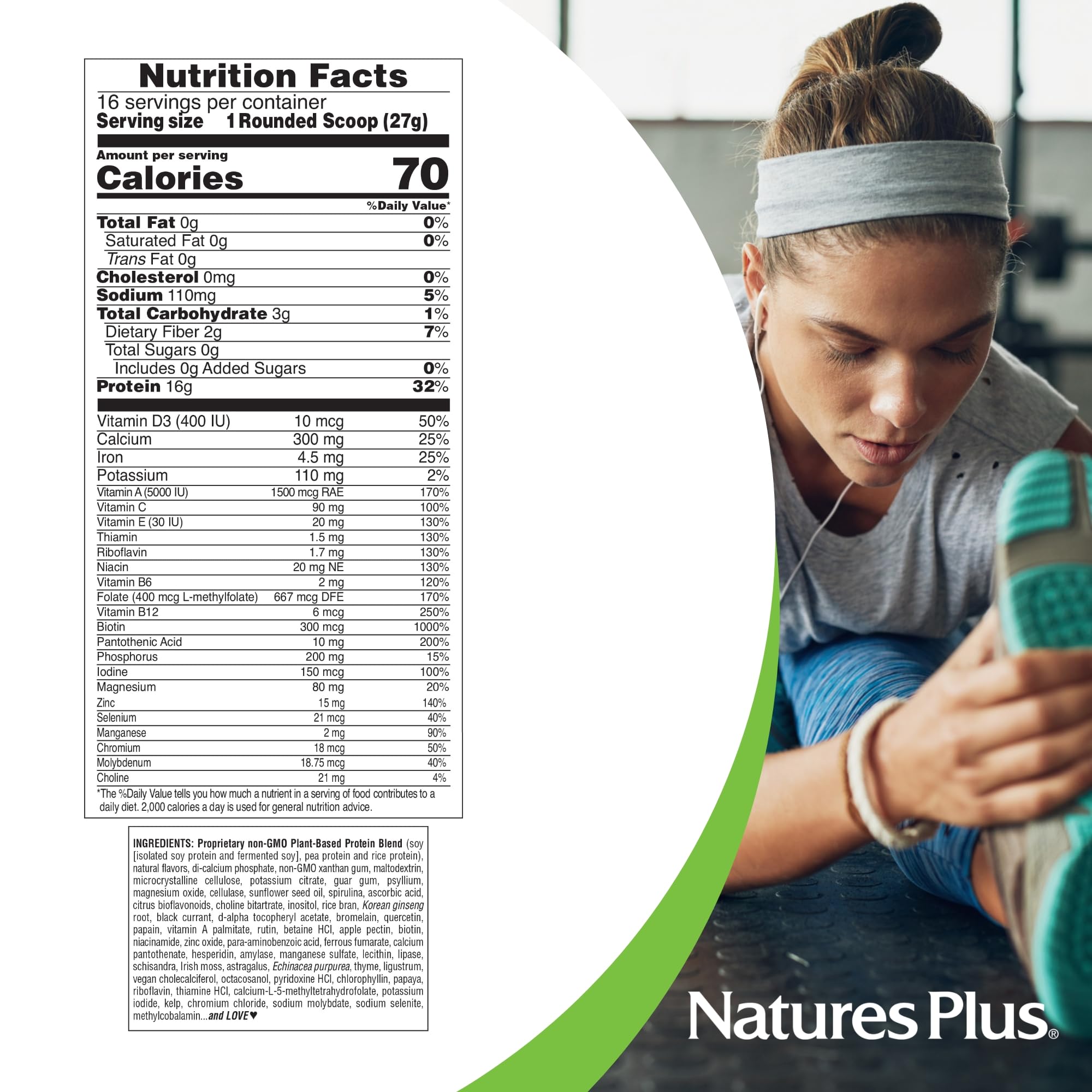 Foto 6 pulgar | Energy Shake Naturesplus Energy Shake 430 G 16 G De Proteína - Venta Internacional.