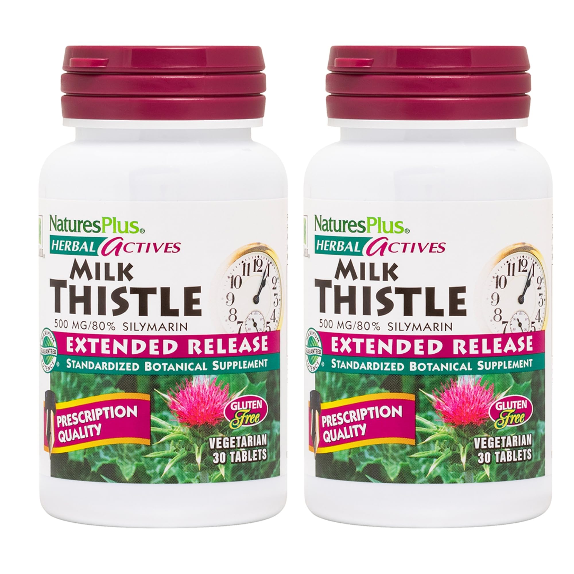 Foto 2 pulgar | Suplemento Naturesplus Herbal Actives Milk Thistle 30 Comprimidos - Venta Internacional.
