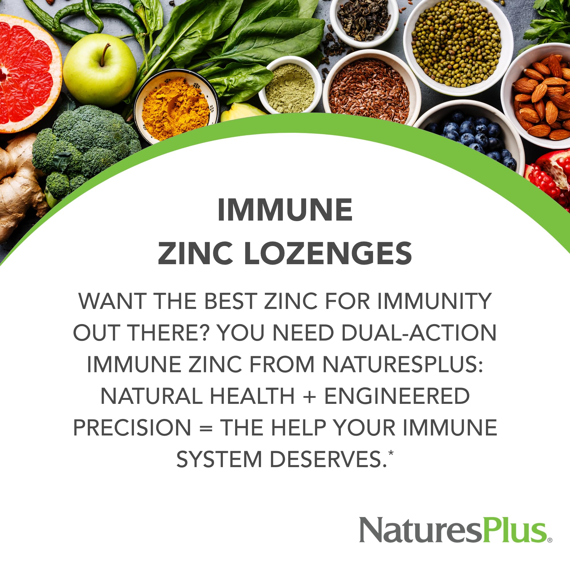 Foto 2 | Pastilla De Zinc Supplement Naturesplus Immune  60 Porciones - Venta Internacional.