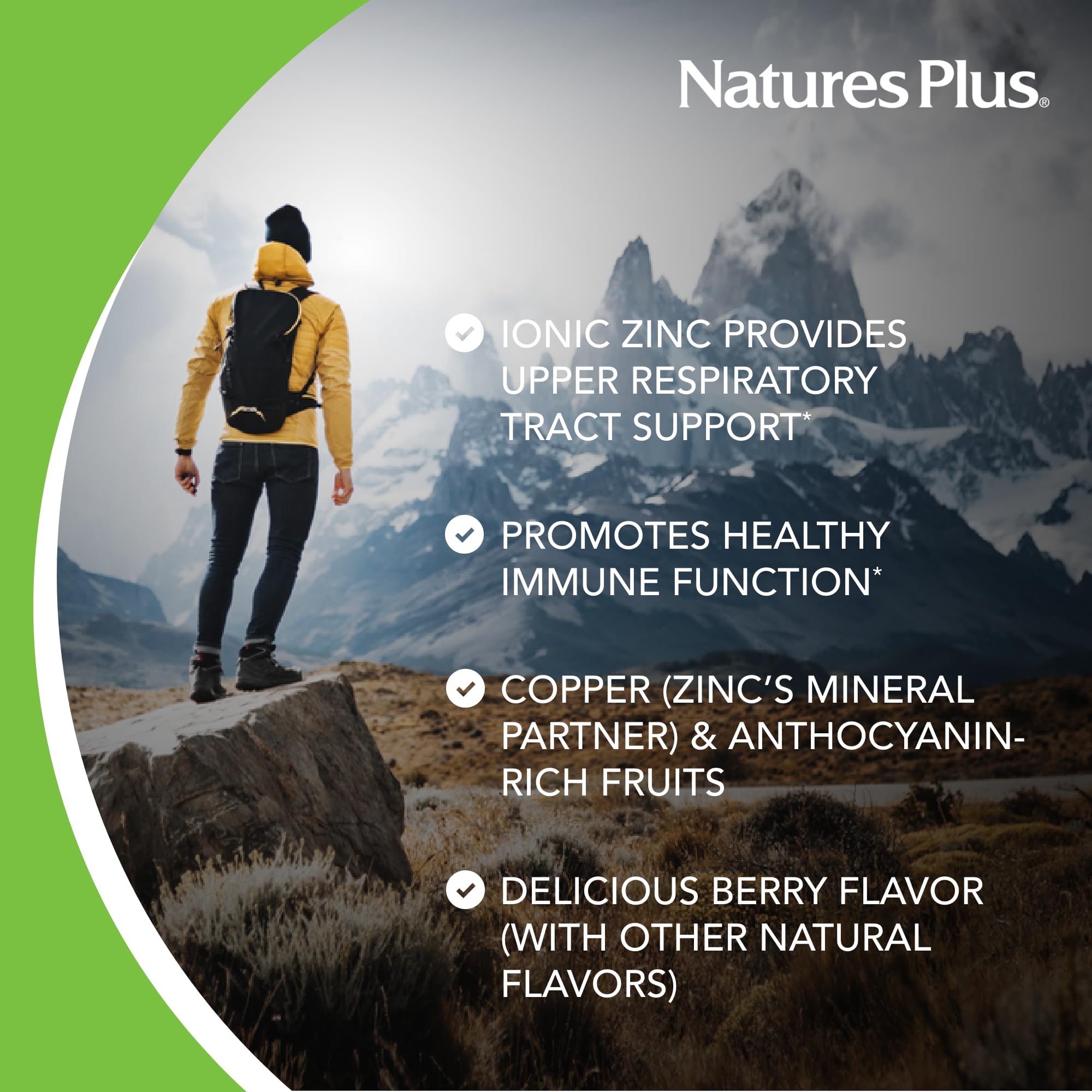 Foto 3 | Pastilla De Zinc Supplement Naturesplus Immune  60 Porciones - Venta Internacional.
