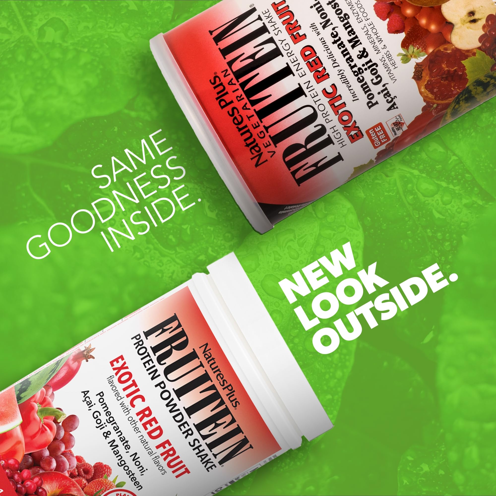 Foto 2 | Shake Naturesplus Fruitein Frutas Rojas Exóticas 590 G De Proteína Vegetal - Venta Internacional.