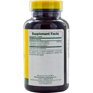 Foto 2 | Suplemento Naturesplus De Pectina De Manzana 500 Mg 180 Comprimidos - Venta Internacional.