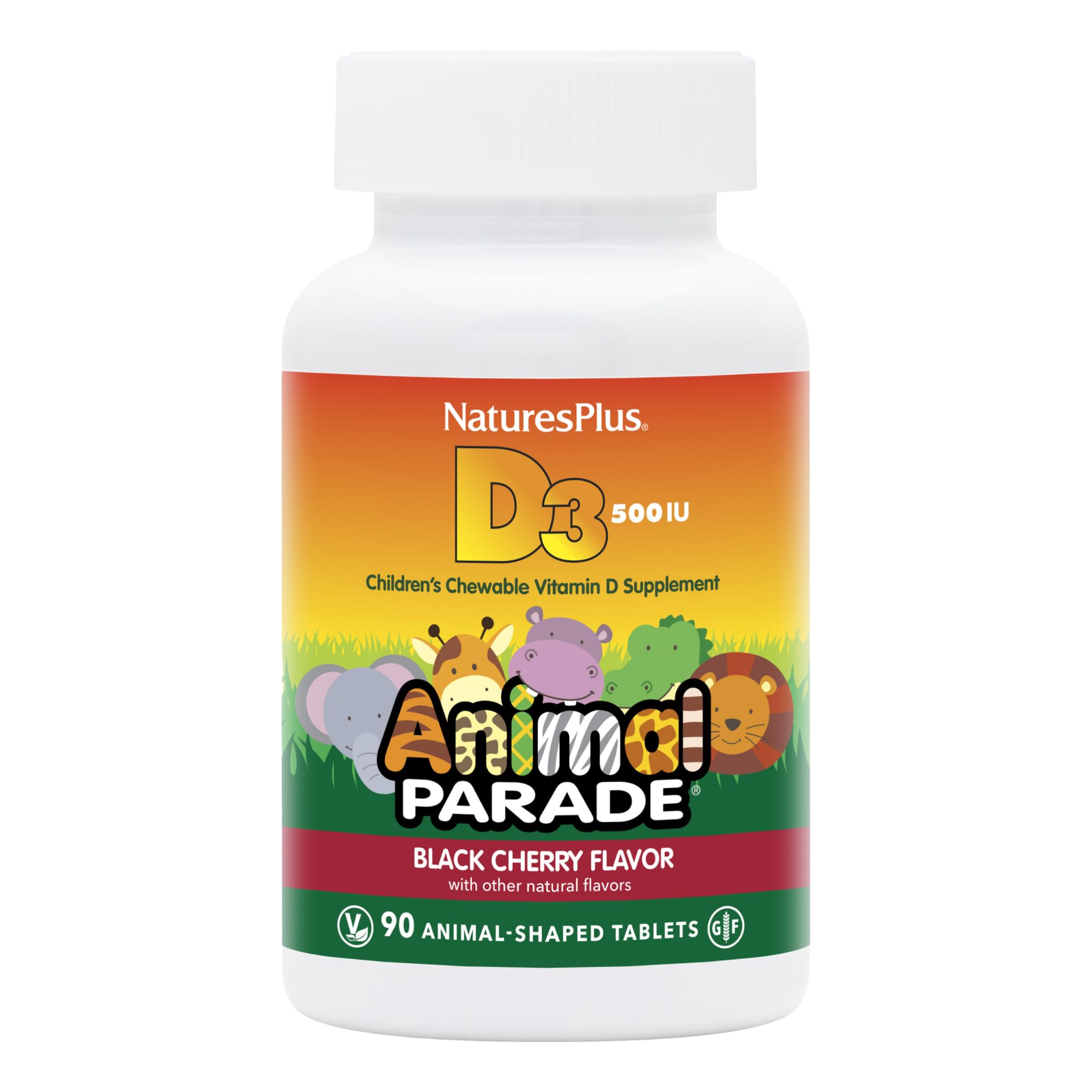 Foto 1 | Tabletas Masticables De Vitamina D3 Naturesplus Animal Parade 90x2 - Venta Internacional.