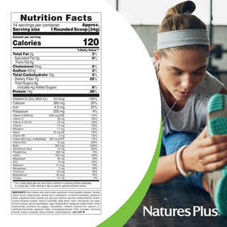 Foto 5 | Batido Proteico Naturesplus Spiru-tein Whey Vainilla 476 G - Venta Internacional.
