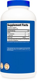 Foto 4 | Suplemento Nutricost Psyllium Husk 1500 Mg 500 Cápsulas X2 - Venta Internacional.