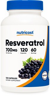 Foto 5 | Suplemento Nutricost Resveratrol 700 Mg 120 Cápsulas Vegetales - Venta Internacional.