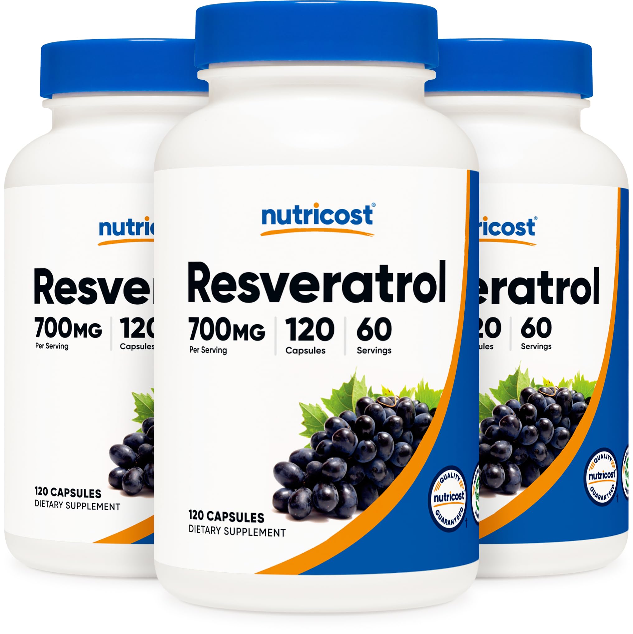 Foto 1 | Suplemento Nutricost Resveratrol 700 Mg 120 Cápsulas Vegetales - Venta Internacional.