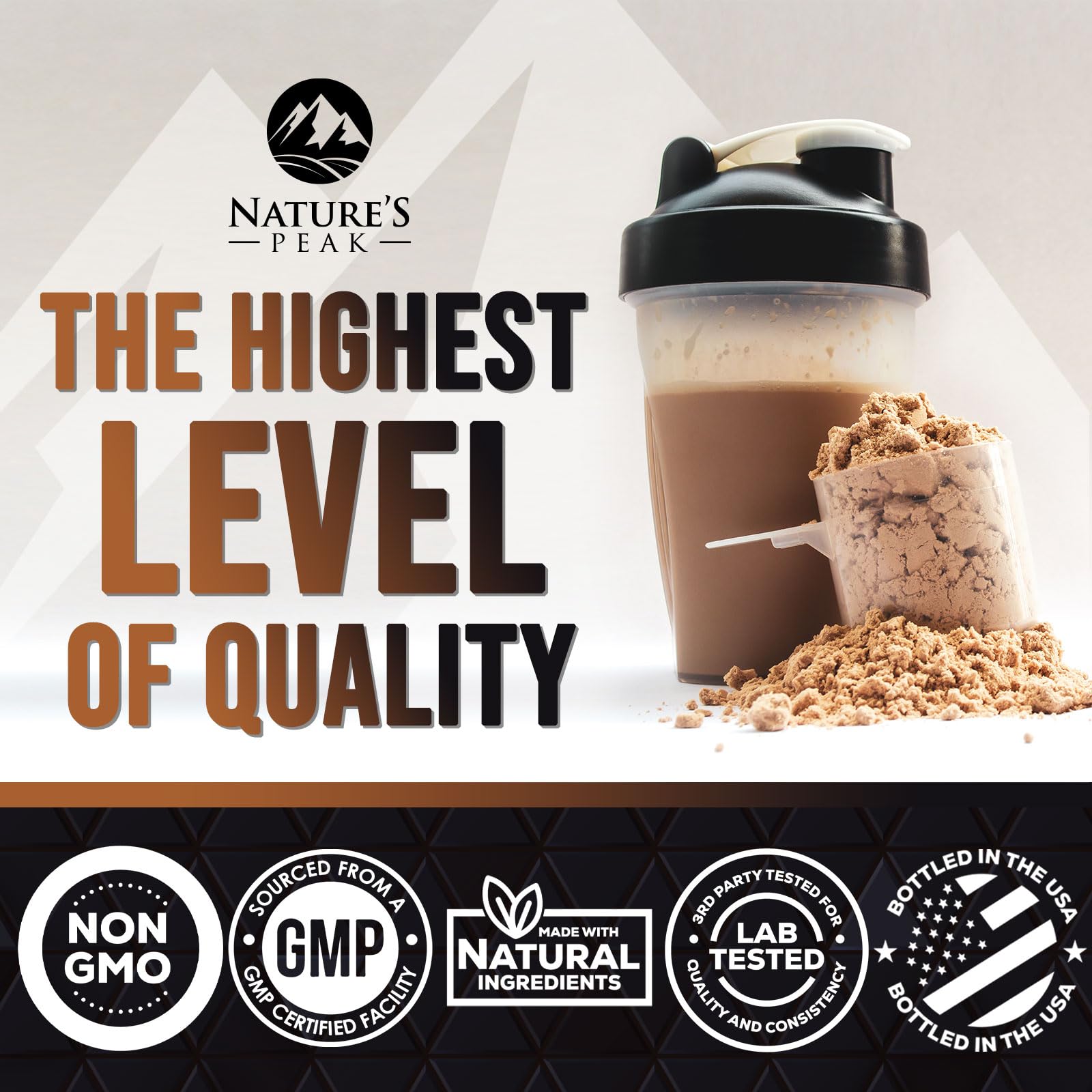 Foto 5 pulgar | Proteína De Suero En Polvo Nature's Peak  24 G  Chocolate Doble Rico - Venta Internacional.