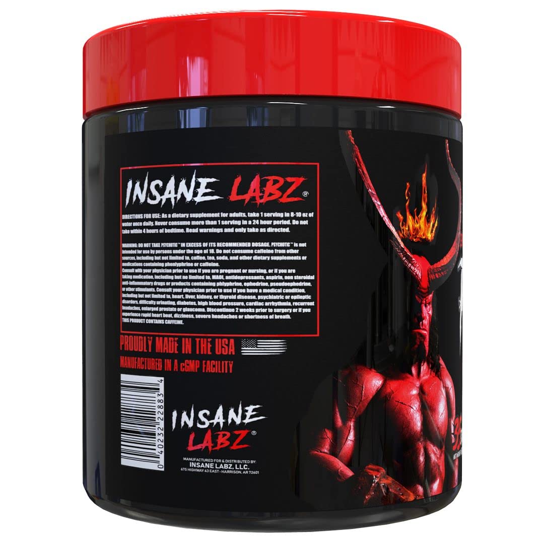 Foto 4 pulgar | Polvo Para Antes Del Entrenamiento Insane Labz Hellboy Edition  35 Porciones - Venta Internacional.