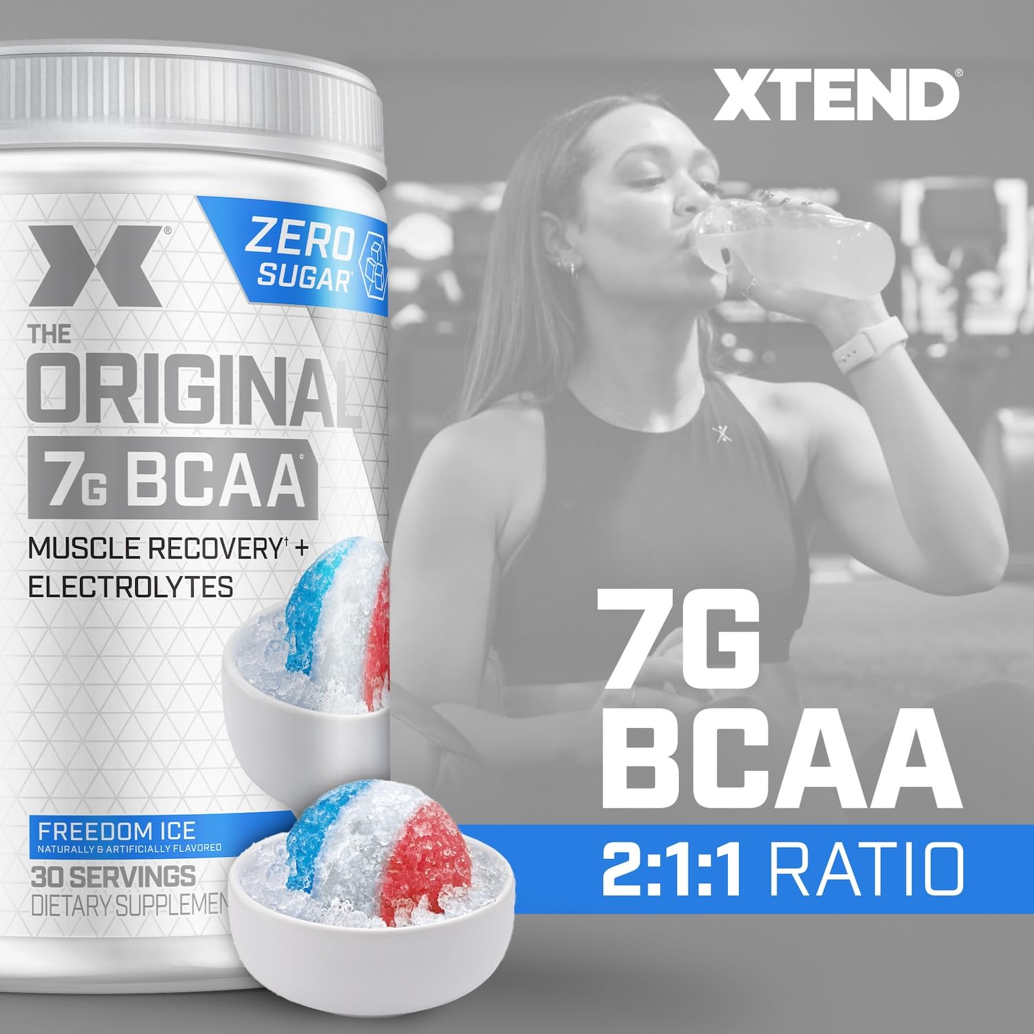 Foto 4 pulgar | Bcaa Powder Xtend Original 7 G Bcaa 2 5 G L-glutamina 30 Dosis - Venta Internacional.