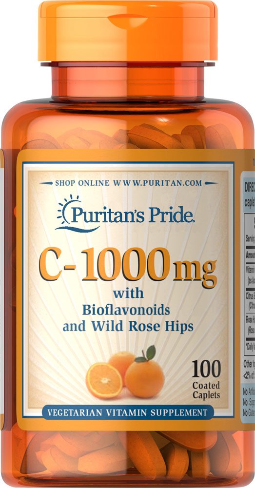 Foto 2 pulgar | Suplemento Puritan's Pride De Vitamina C 1000 Mg 100 Comprimidos - Venta Internacional.