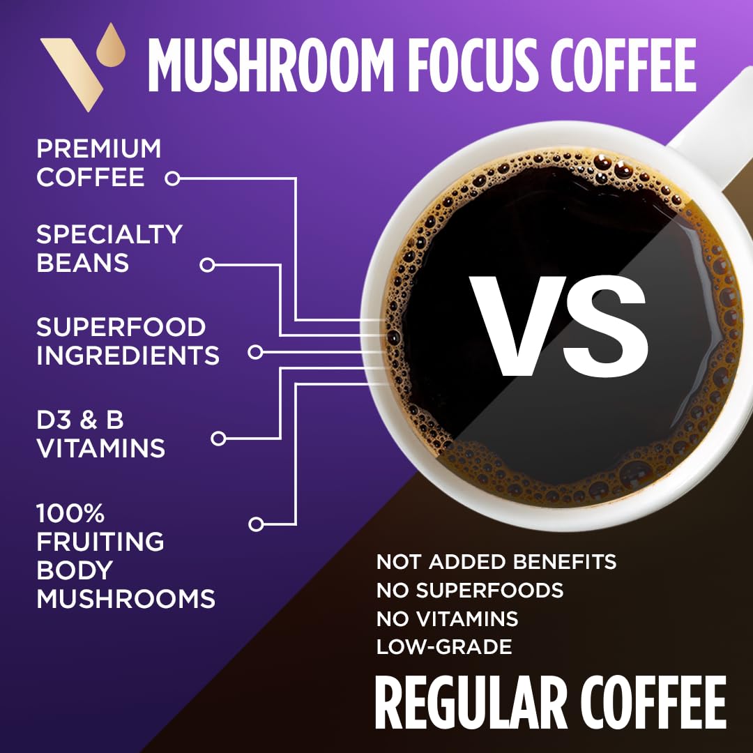 Foto 5 | Café Instantáneo Vitacup Focus Mushroom  60 Porciones  2 Bolsas - Venta Internacional.