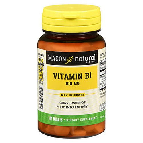 Foto 2 pulgar | Venta Internacional - Suplemento Mason Vitamina B-1 100 Comprimidos 2 Frascos