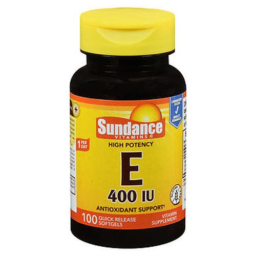 Foto 2 pulgar | Venta Internacional-Suplemento Sundance Vitamins High Potency E 400 Ui 100 Comprimidos