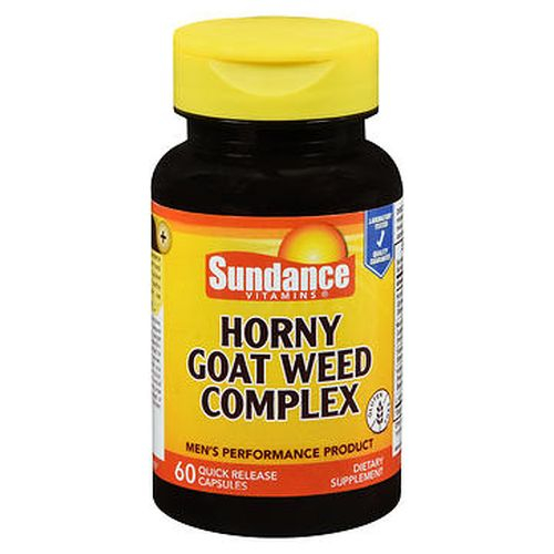 Foto 2 pulgar | Venta Internacional-Suplemento Sundance Vitamins Horny Goat Weed Complex 60 Cápsulas