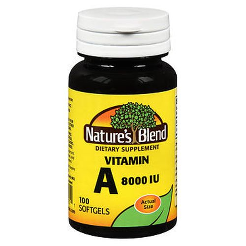 Venta Internacional - Cápsulas Blandas Vitamina A Supplement Nature's Blend 100 Cápsulas