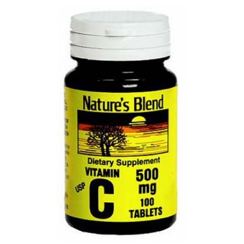 Foto 2 pulgar | Venta Internacional - Suplemento Nature's Blend Vitamina C 500 Mg 100 Comprimidos