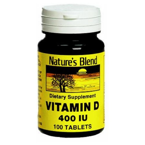 Foto 2 pulgar | Venta Internacional - Suplemento Alimenticio Vitamina D Nature's Blend 400 Ui 100 Capsulas