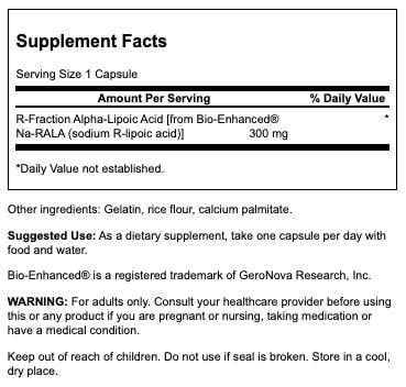 Foto 3 pulgar | Venta Internacional - Suplemento de Ácido Alfa Lipoico Swanson 30 Cápsula de 300 mg