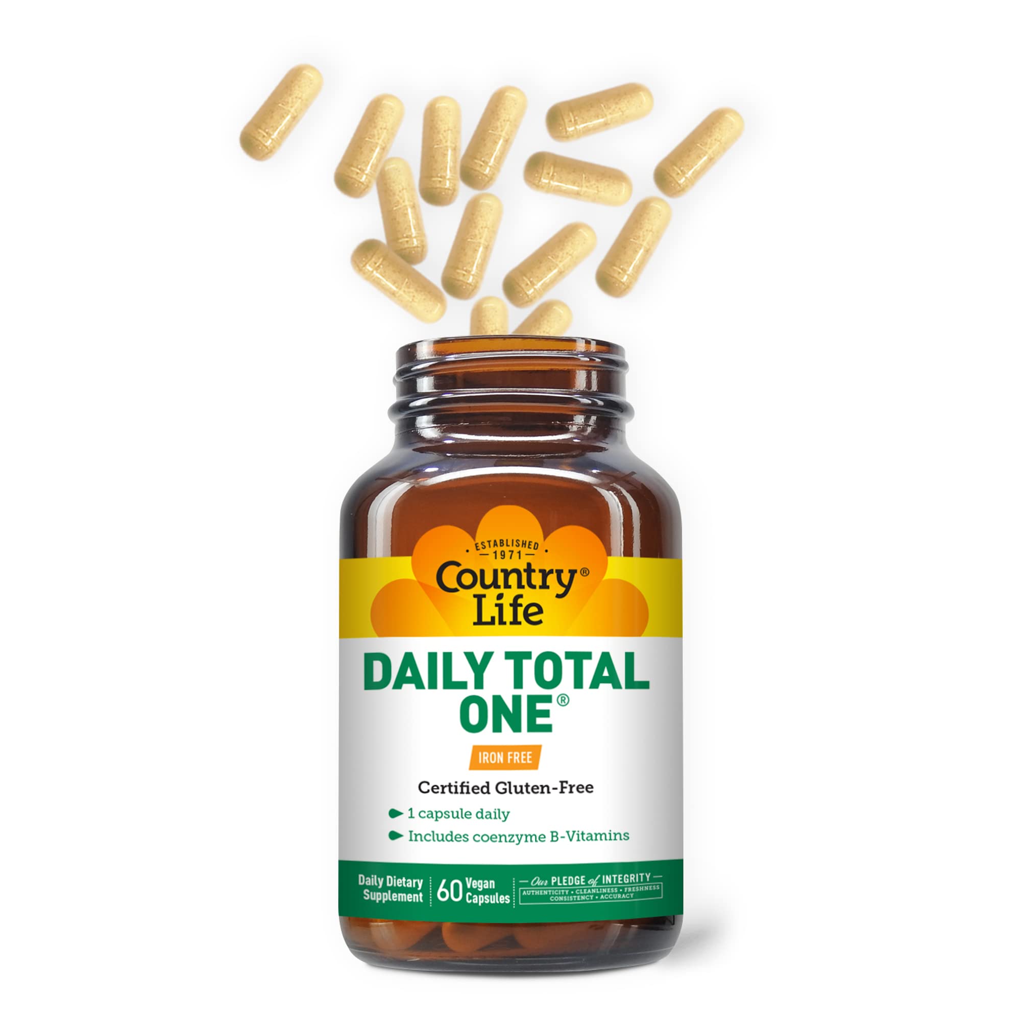 Foto 4 pulgar | Venta Internacional - Multivitamínico Country Life Daily Total One A D sin Hierro