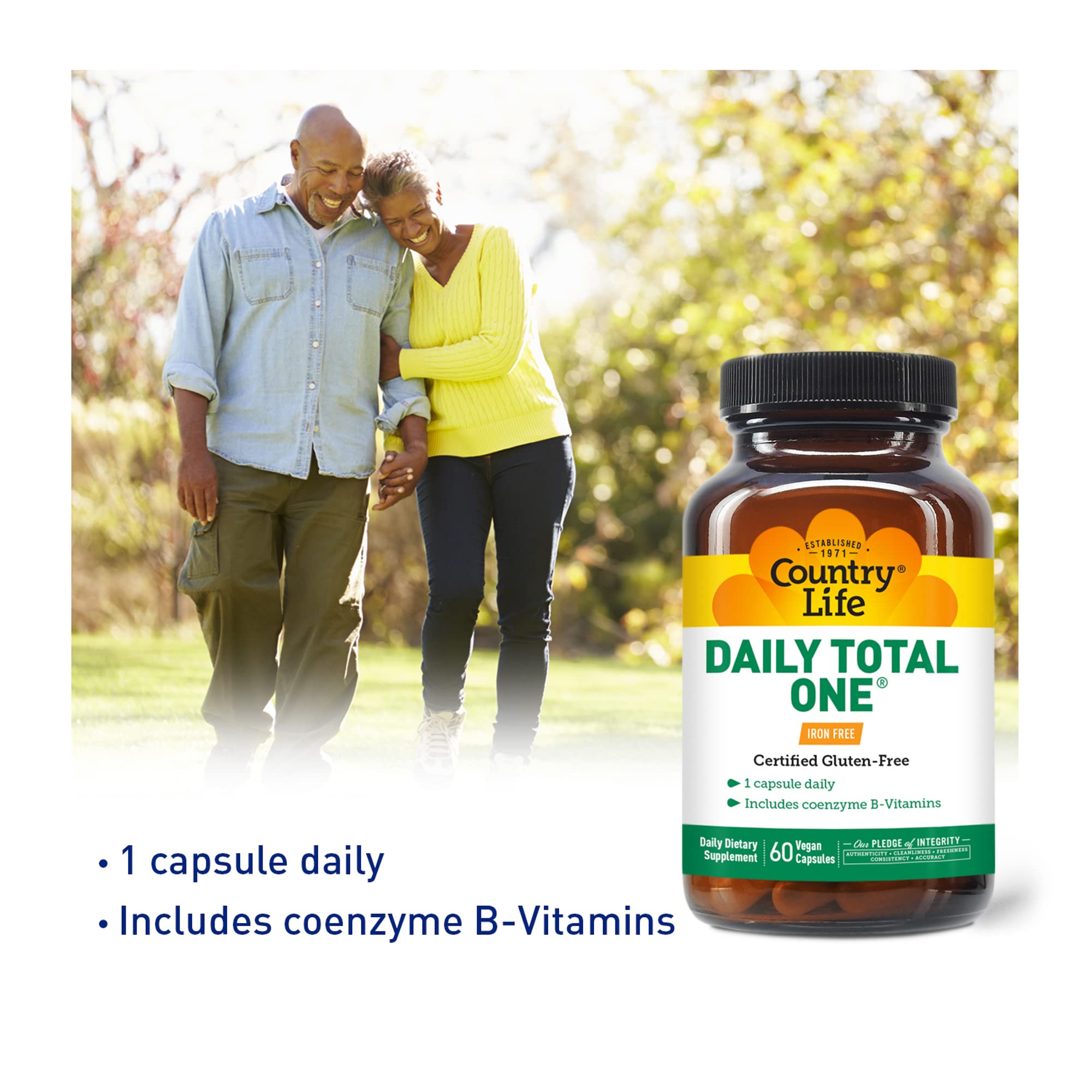 Foto 5 pulgar | Venta Internacional - Multivitamínico Country Life Daily Total One A D sin Hierro