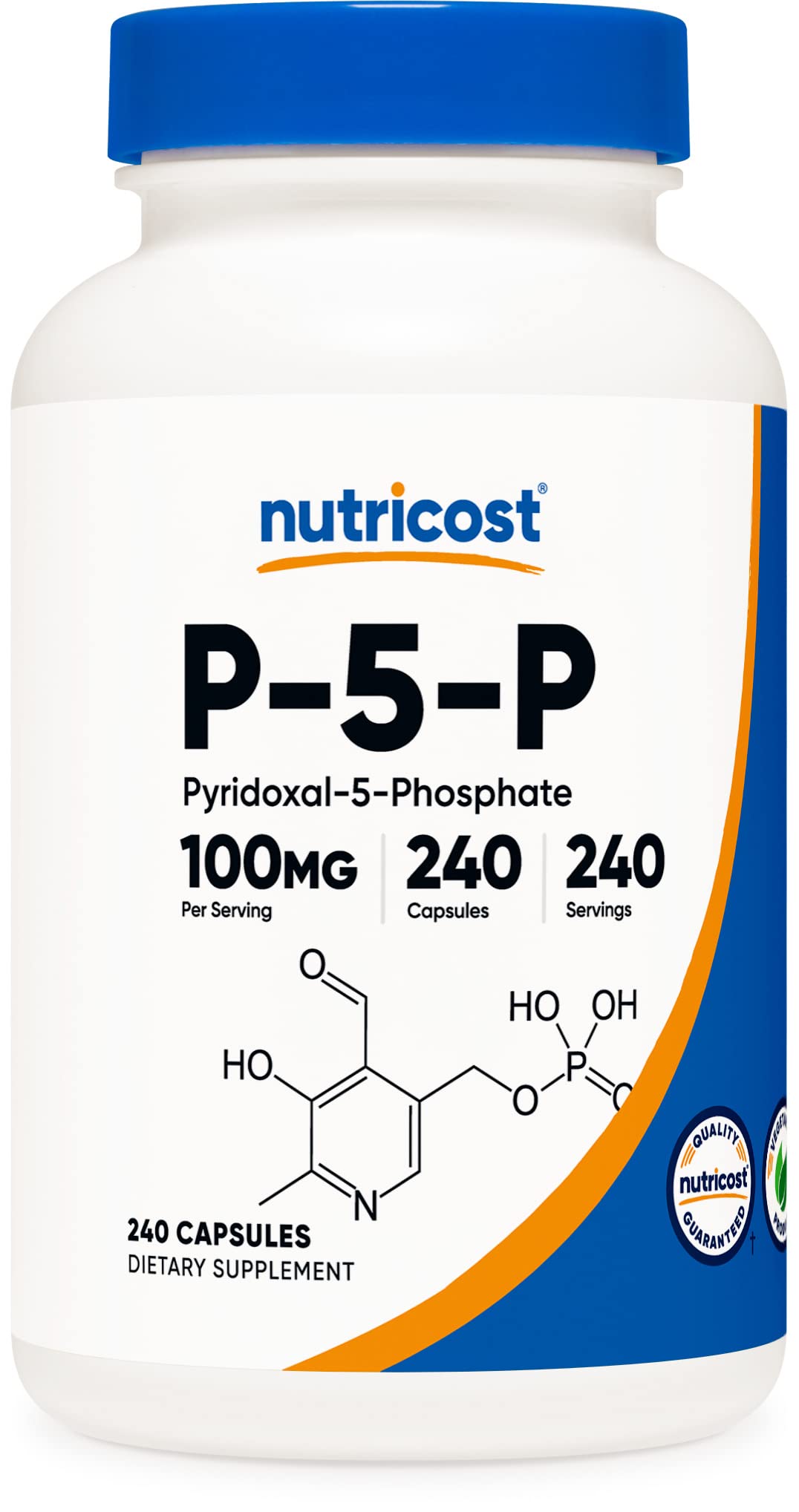 Foto 2 pulgar | Venta Internacional - Suplemento P5P B6 100 Mg 240 Cápsulas
