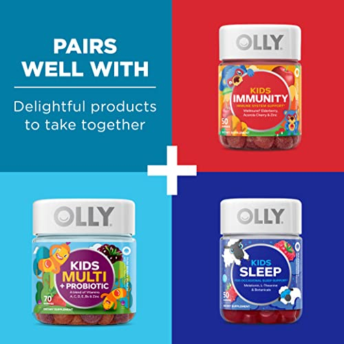 Foto 7 pulgar | Venta Internacional - Gomitas Olly Kids Chillax Magnesium Con L-teanina 50 Unidades