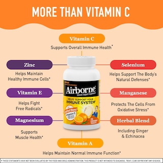 Foto 3 | Venta Internacional-Suplemento Airborne de Vitamina C de 116 Tabletas