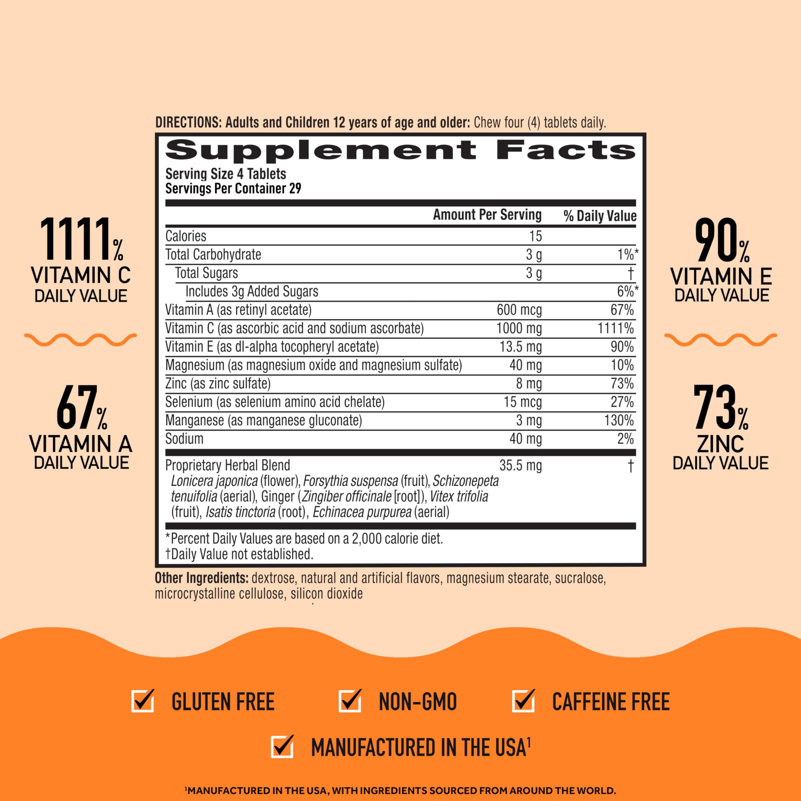 Foto 5 pulgar | Venta Internacional-Suplemento Airborne de Vitamina C de 116 Tabletas