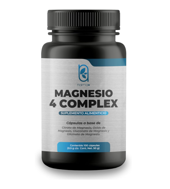 Foto 2 pulgar | Magnesio Complex - Citrato, Glicinato, Oxido y Gluconato De Magnesio 500 mg de 100 Cápsulas