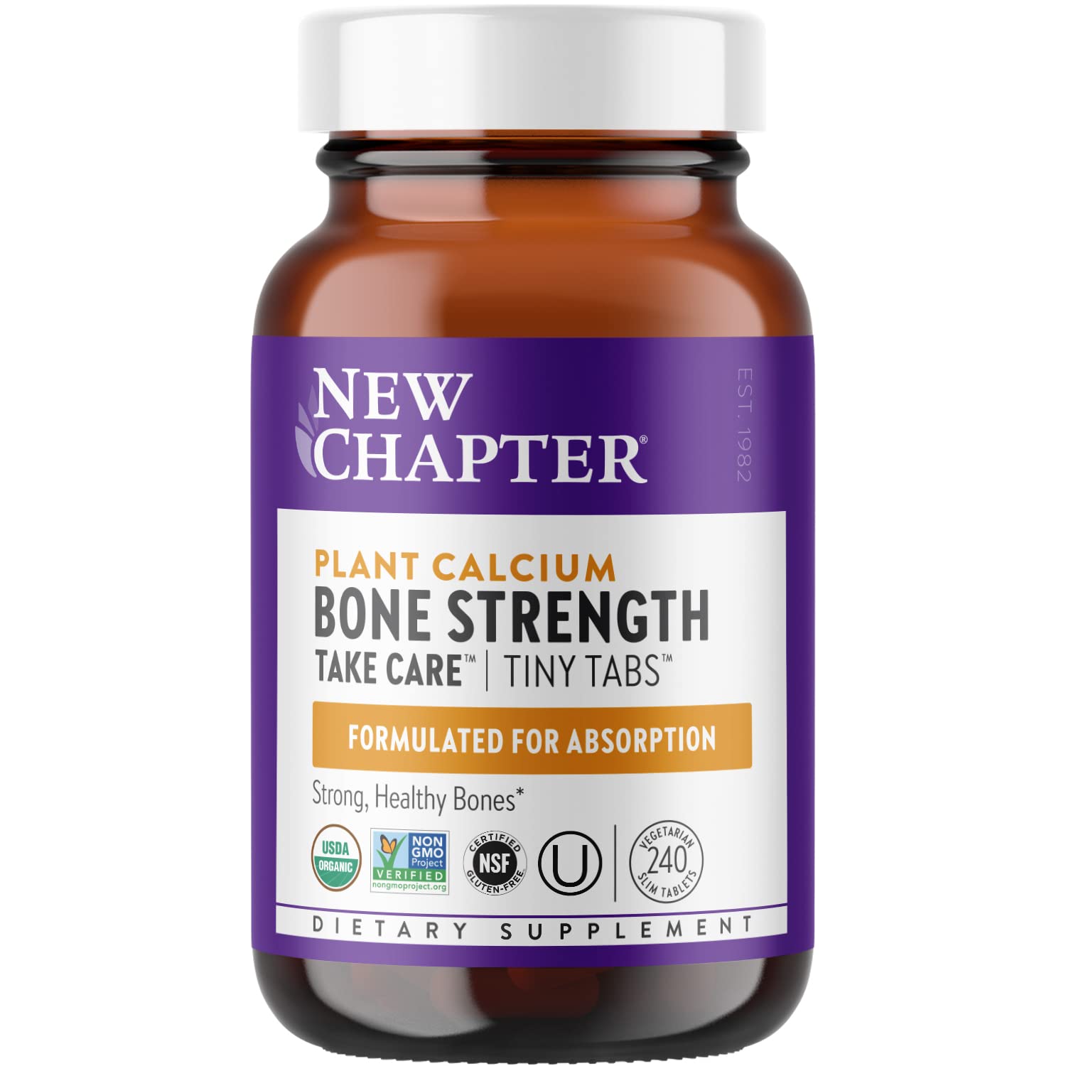 Foto 2 pulgar | Venta Internacional - Suplemento De Calcio New Chapter Bone Strength +240 Ct