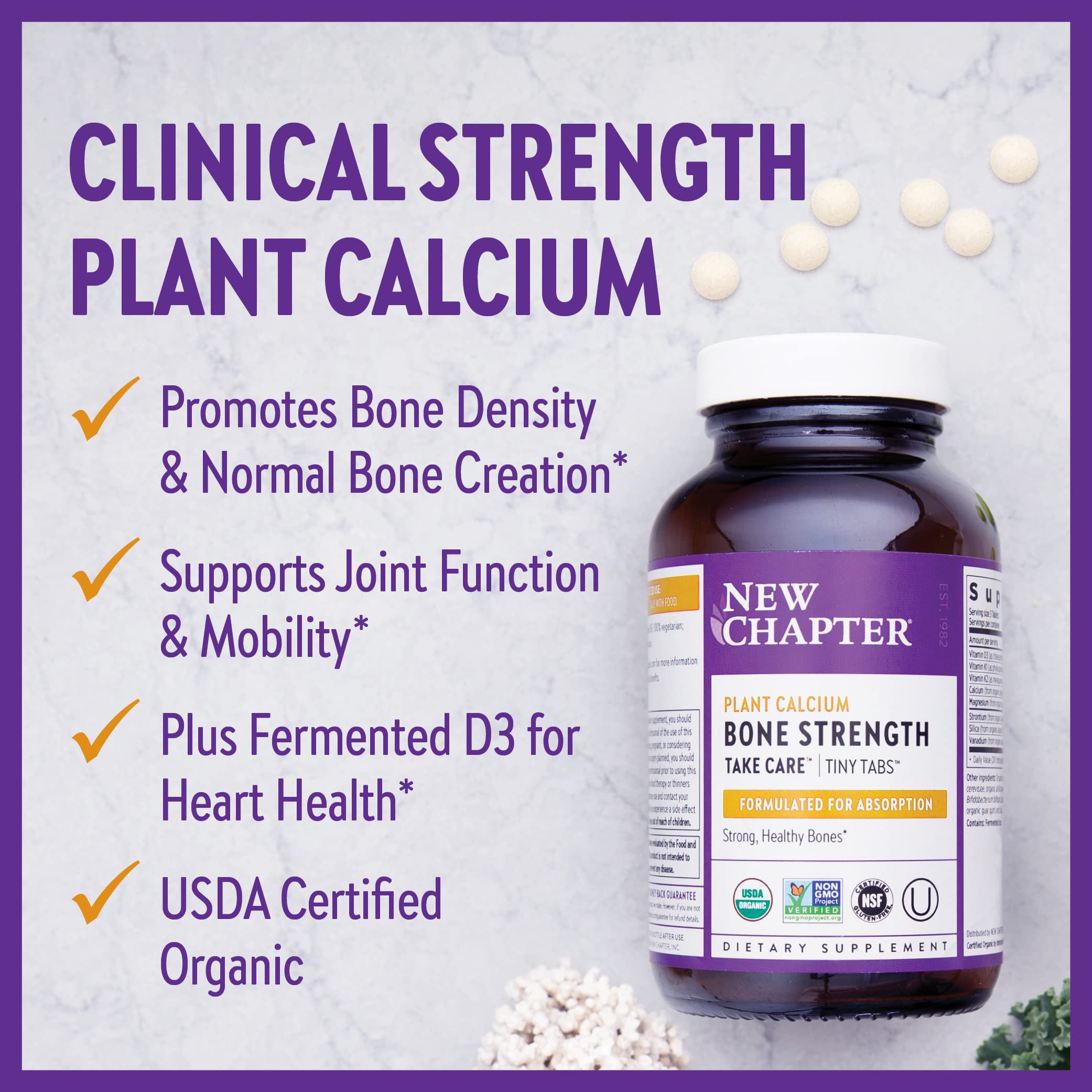 Foto 4 pulgar | Venta Internacional - Suplemento De Calcio New Chapter Bone Strength +240 Ct