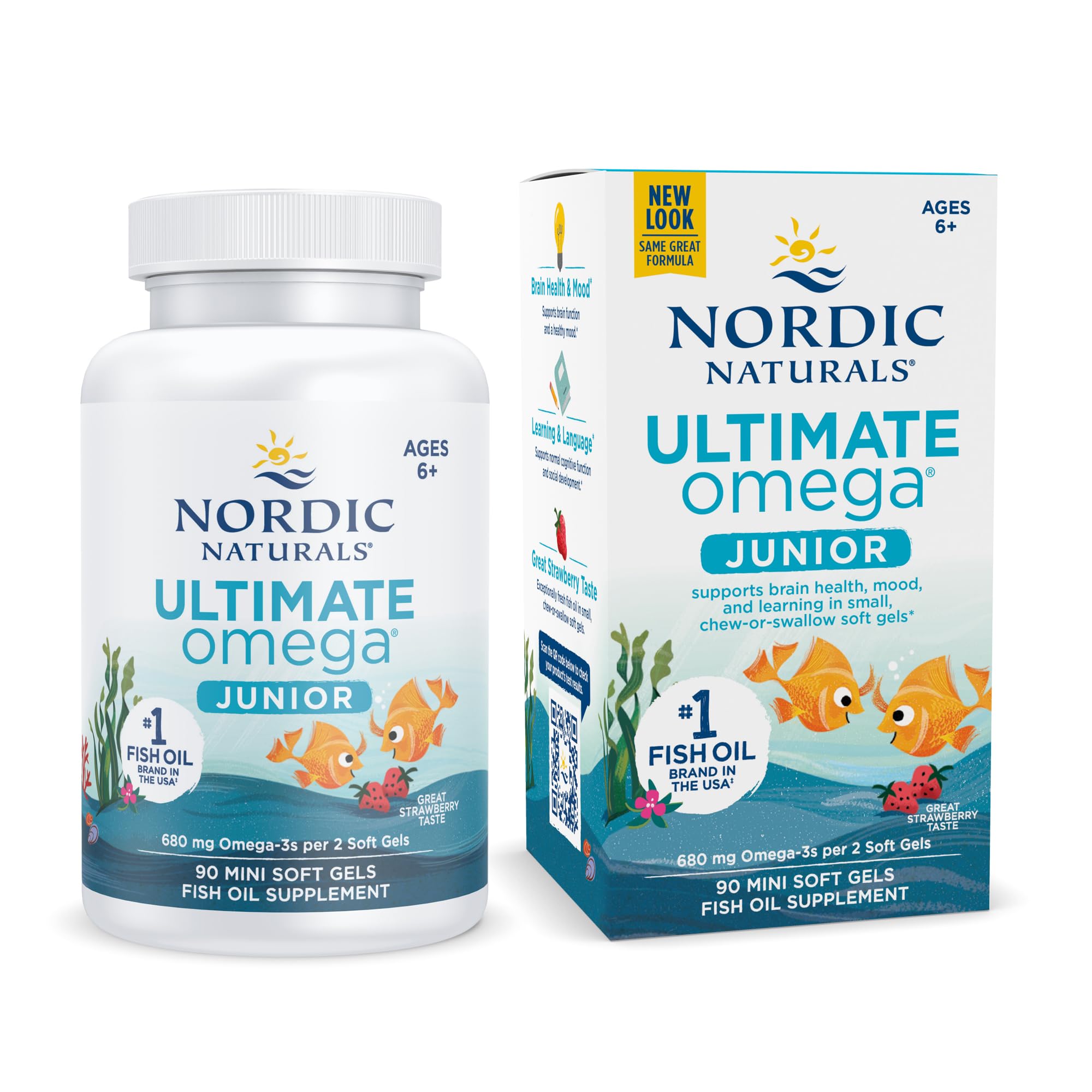 Foto 2 pulgar | Venta Internacional - Suplemento Nordic Naturals Ultimate Omega Jr Fresa 680 mg