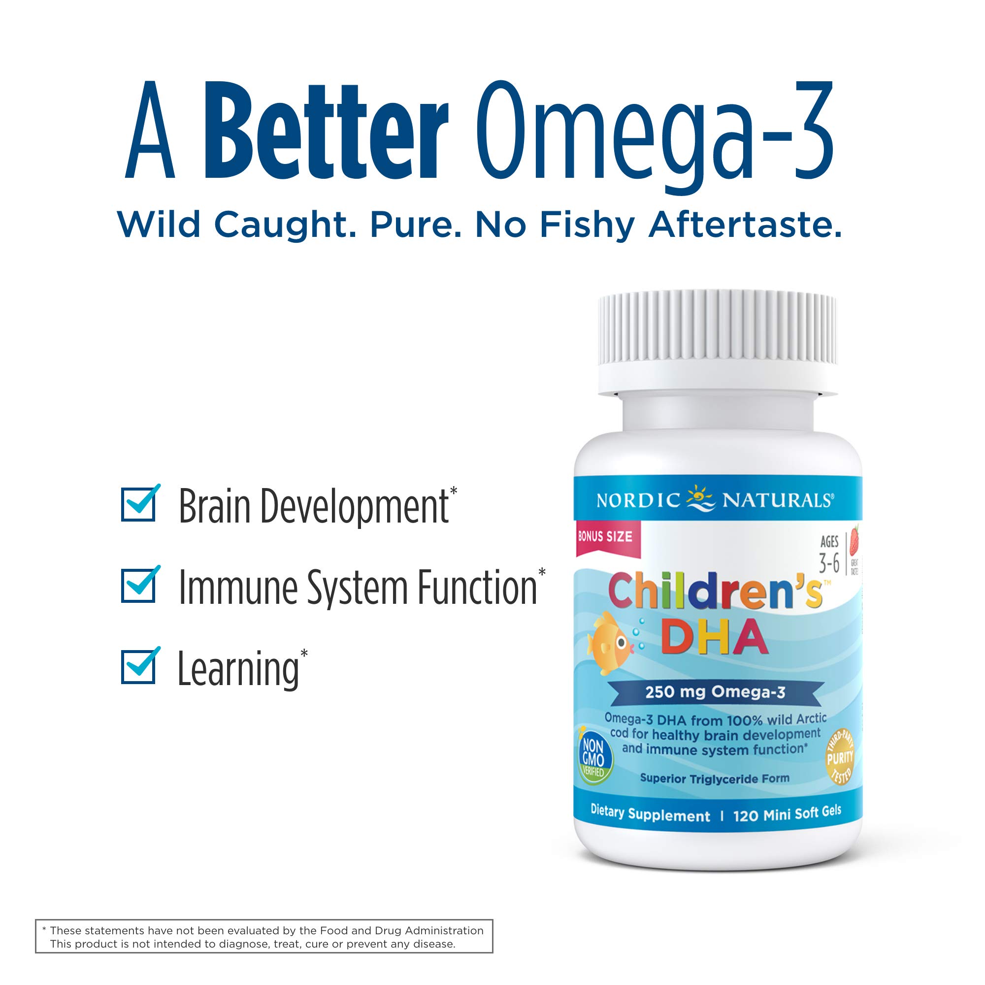 Foto 4 pulgar | Venta Internacional - Suplemento Nordic Naturals Soft Gels Children's DHA Fresa 250 mg Omega 120 Unidades